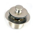 Watco 1.625 in. Overall Dia. x 16 Threads x 1.25 in. Push Pull Bath Closure, Brushed Nickel 38301-BN